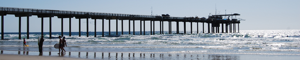 Scripps Pier 1000x200