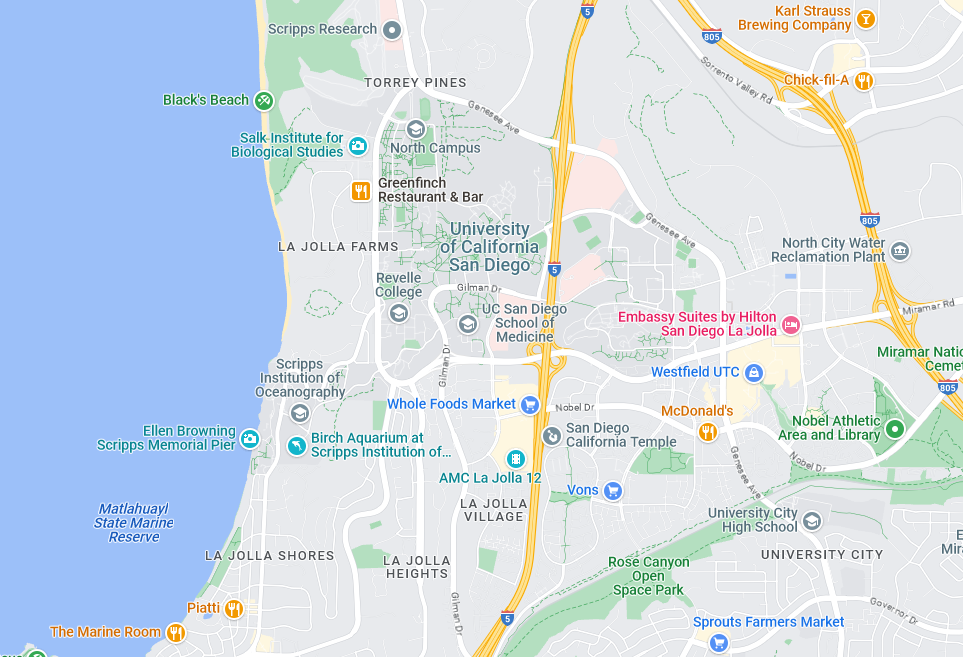 map of ucsd